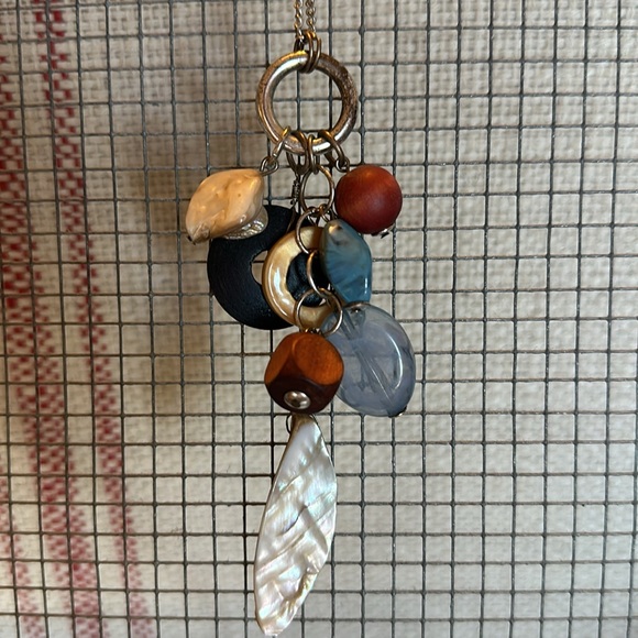 fun long necklace w/ different pieces. Lots listed so make a bundle & save! - Picture 1 of 4